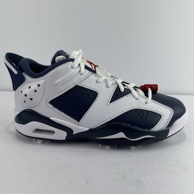 Nike Air Jordan 6 Retro G Golf Shoes White/Navy DV1376-101 Men's 6.5 (Women's 8)
