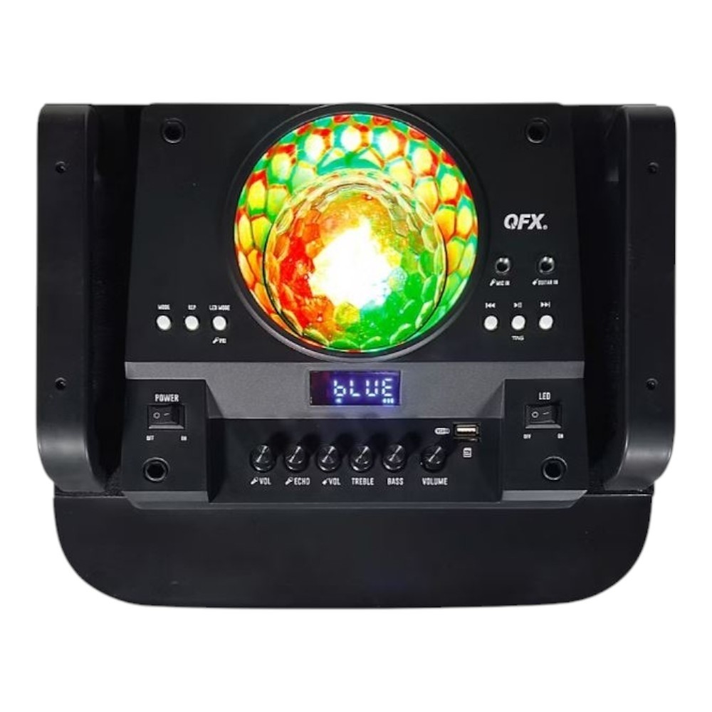 Parlante QFX PBX-1260 Dual de 12" para fiestas con batería recargable y luces LED, imagen 9