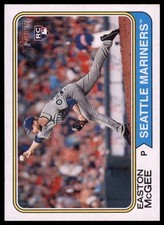 Easton McGee Rookie 2023 Topps Heritage #178 Seattle Mariners