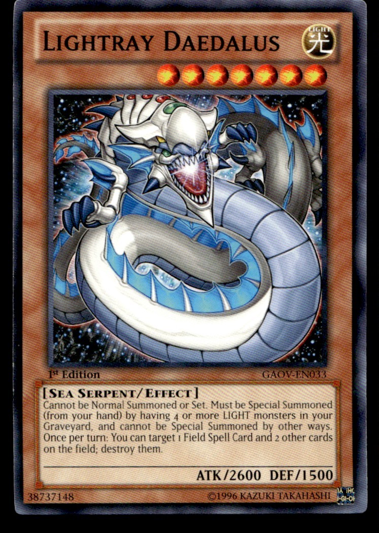 Lightray Daedalus - GAOV-EN033 - 1st Edition - YuGiOh| Buy 2 Get 1 Free