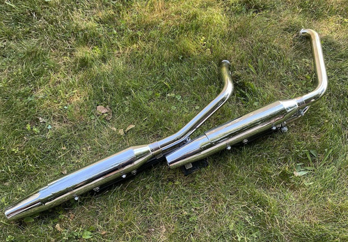 Harley Davidson OEM Exhaust Mufflers & Headers 64708-08B Softail 2008-2017 USED