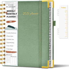 2026 Planner, Weekly and Monthly Calendar Planner from January 2026 - December 2