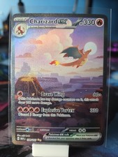 2023 POKEMON CHARIZARD EX #199/165 ILLUSTRAZIONE SPECIALE RARA INGLESE 151