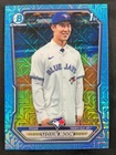 2026 Bowman SEOJUN MOON 1st Chrome Sky Blue Mega Mojo Refractor! #'d /499!