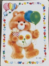 VINTAGE 80 S CARE BEAR PANINI STICKER LOT 100 STICKERS INCLUDED