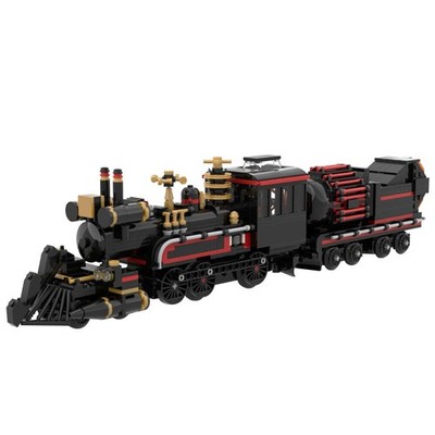 Mocs Bricks Sets  JulesVerne' Time Train Building Blocks Toy Kits 880 Parts