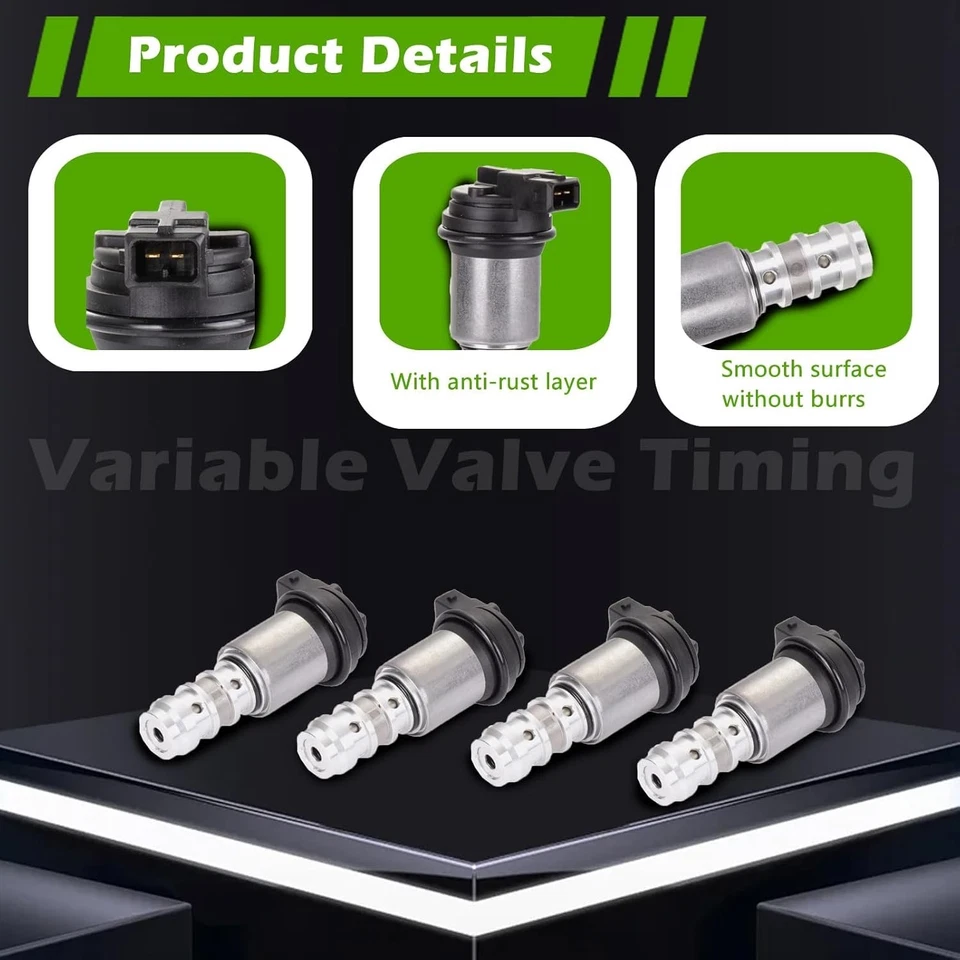 4x Solenoide de distribución de válvula variable de admisión y escape apto para BMW 545i 550i 750i X5 Foto 3 de 4
