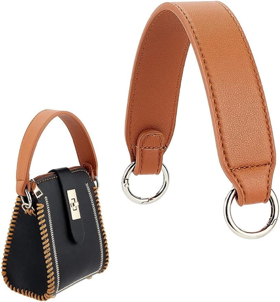 GeldböRsenriemen Aus Leder, 33.5Cm Pu-Leder-Ersatz-Handtaschengriff, Kurzer Schu-image