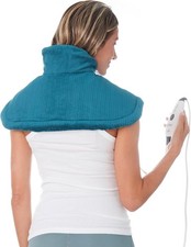 Neck Shoulder Heating Pad 4 Heat Settings Auto Shut Off Soft Micromink