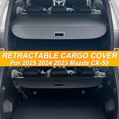 Cargo Cover for 2023 2024 2025 Mazda CX-50, Upgraded Retractable Rear Trunk - Picture 4 of 7