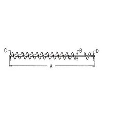 Grain Tank Auger Lower fits International 192784C1