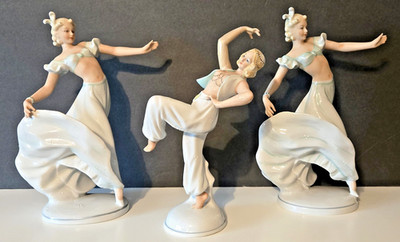 Vintage Schaubach Kunst Dancers - Set of 3 (Germany)