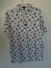 Bad Birdie Core Short Sleeve Golf Polo  Crushable  Men's Size L