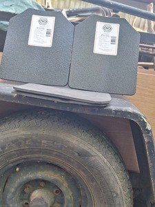 Set of 2 Green2 Tactical Level III Curved Plates - 10" x 12" - AR500 Steel - New