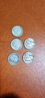 Lot of 5 Silver Dimes Mercury & Roosevelt 90% Silver