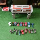 VTG 1980S GOBOTS LOT OF 18 ACTION FIGURES W/SPACE STATION PARTS ONLY ITEMS READ
