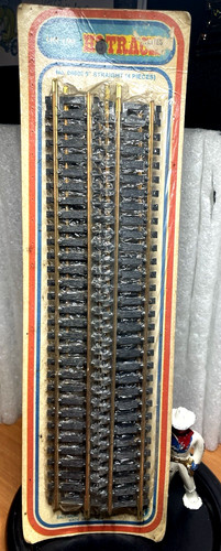 Hotrack ~ Escala 9" Sección de vía recta ~ 4 piezas 08600 ~ Nuevo de Lote Antiguo Austria | Zustand: New