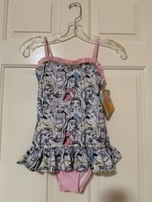 NEW WITH TAGS Disney Store Princess Swimsuit Size 9/10 One Piece