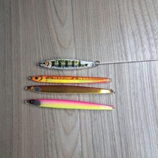 Masu Danshaku Oka Jig Set of 4 Metal Jigs 40g Japan Saltwater Lure Lot