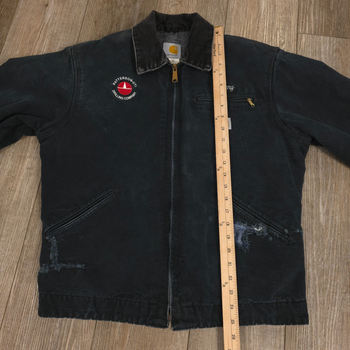 Carhartt J01 Detroit Blanket Lined Jacket 40 Tall Drilling Co 