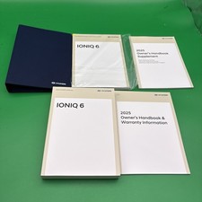 2025 Hyundai Ioniq 6 Owners Manual with Case with free shipping