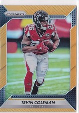 2016 Tevin Coleman Prizm Orange     158/299    #11 (A6632) $6 MAX SHIP