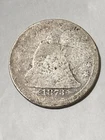 1873 S Seated Liberty Quarter Fair