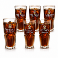 6X Old Pascas Rum Glas Longdrink Cocktail GläSer Set Bar Gastro Longdrinkglas