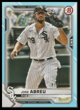 2021 Bowman #92 Jose Abreu Sky Blue #/499