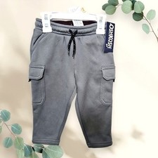 OshKosh B'gosh Gray Kids Cargo Pants 12 Months NWT