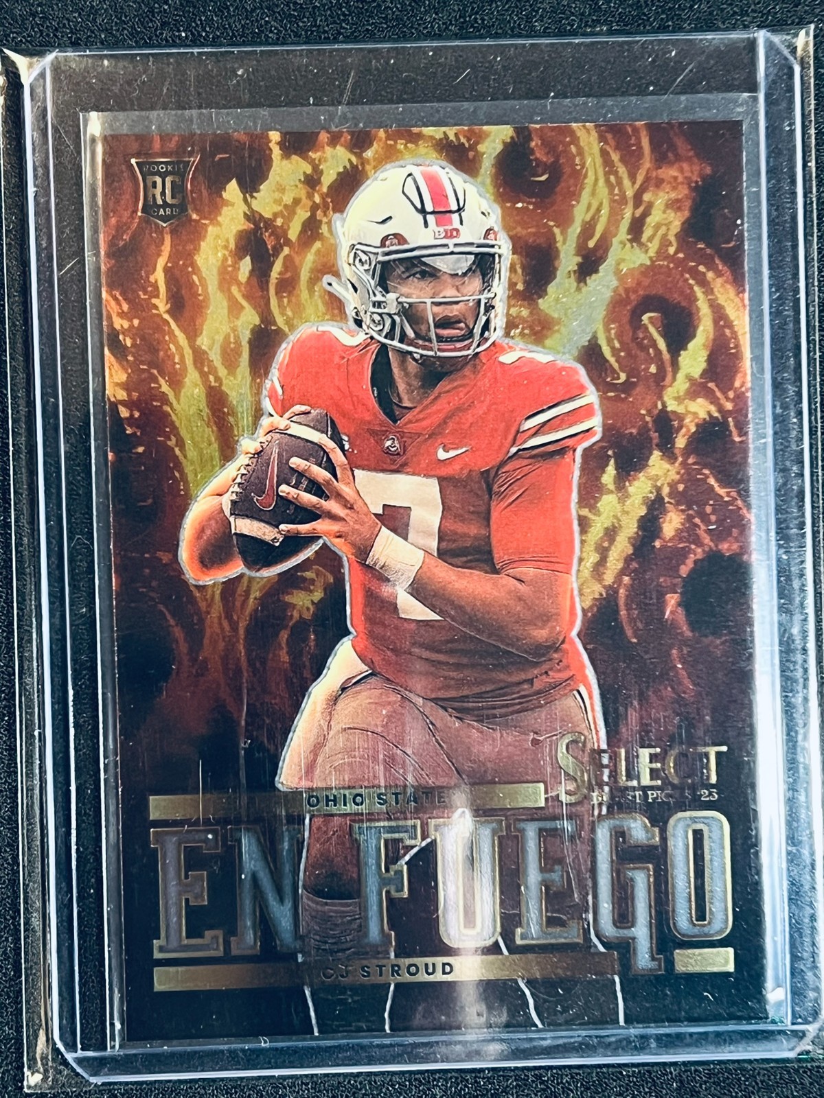 2023 Panini Select Draft Picks - En Fuego C.J. Stroud #EF-CS (RC)