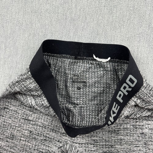 Medias Nike Pro para mujer pequeñas grises hipercálidas ajustadas elásticas 27" gimnasio correr atléticas - Imagen 6 de 13
