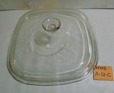Brand NEW Corning Ware Pyrex Square Glass 2.5 Q & 5Q Casserole Lid Cover A-12-C