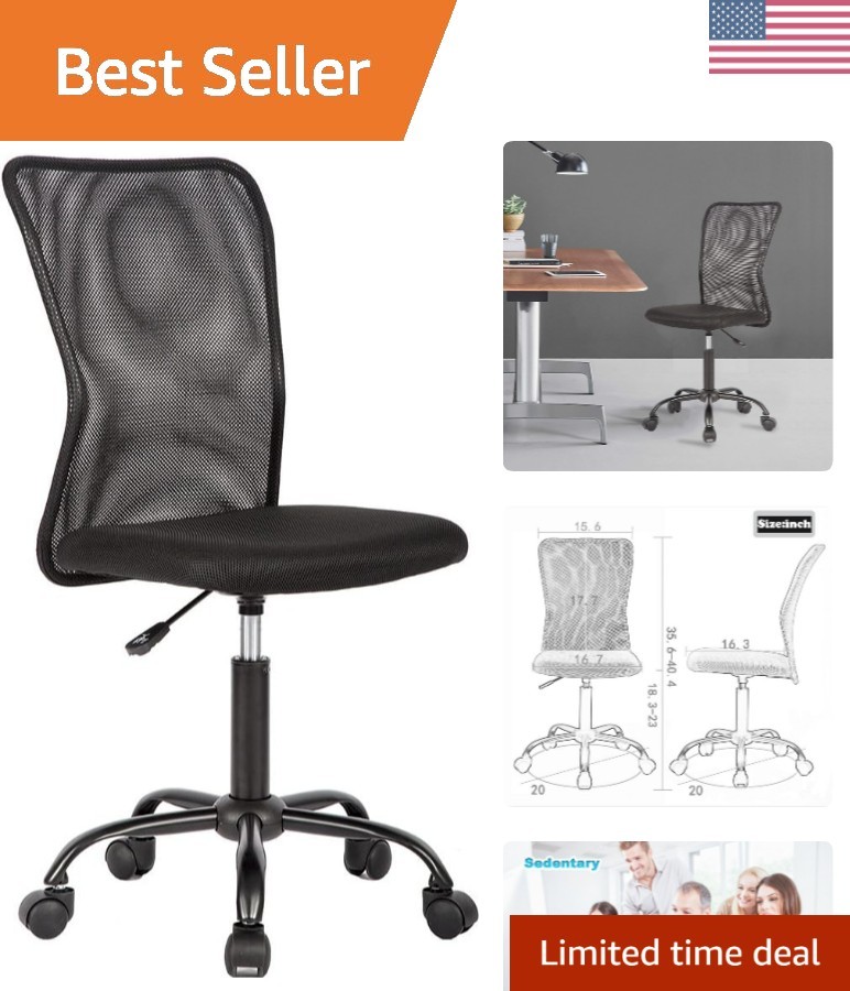 Cheap Desk Chair Mesh Computer Chair With Lumbar Support No 