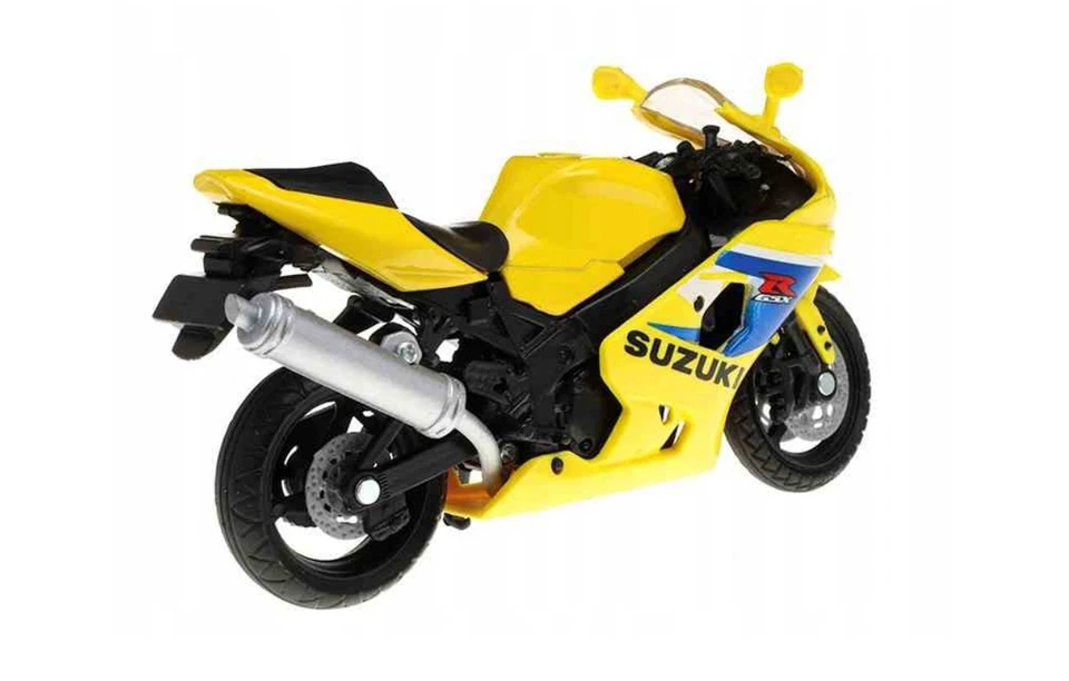 Suzuki GSX-R600 Japanese Sports Bike Motorcycle Model Toy Diecast 1:18 NewRay - Image 3 of 4