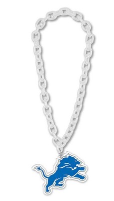 NFL Detroit Lions XXL BigChain Kette Wincraft Chain 3D Logo 194166101111
