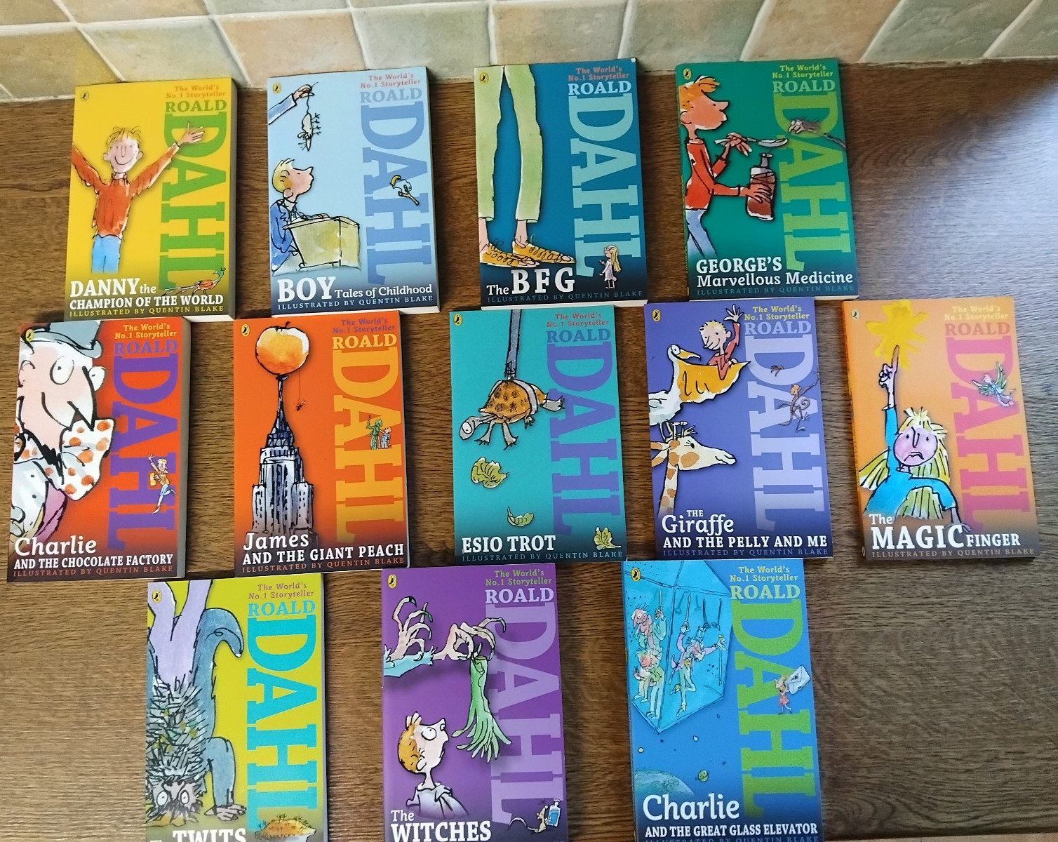 Roald Dahl Children's 12 Book Bundle/Collection ~ Vintage Humorous Fiction