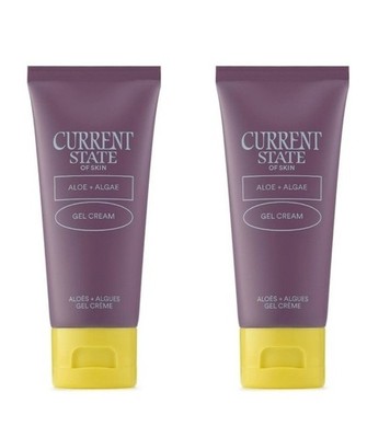 Current State Aloe + Algae Lightweight Gel Cream 2 fl oz Exp. date 07/26 2 Pack 