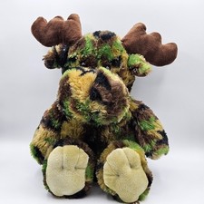 Dan Dee Collectors Choice Camo Camouflage Moose Plush Stuffed Animal Toy