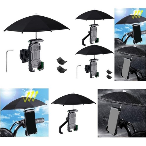 Support Téléphone Moto avec Pince Réglable et Flexibilité 360 Degrés - Photo 10 sur 14