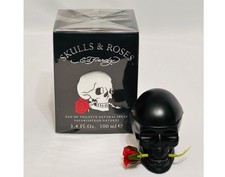 Ed Hardy SKULLS  ROSES for Men by CHRISTIAN AUDIGIER LARGE 3.4oz NEW SEALED BOX