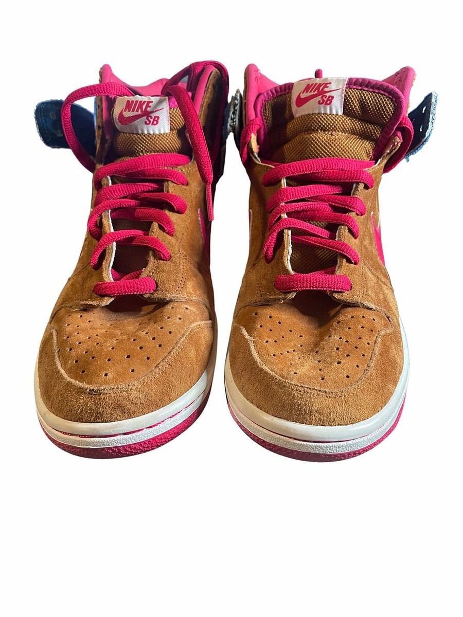 Nike SB Dunk High Mr. Todd Bratrud 2008 Brown Pink Blue 305050-261