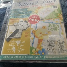 The Tattered Lace Crafting Magazine Issue 37 New With Die Cut Clear Stamps Hugs