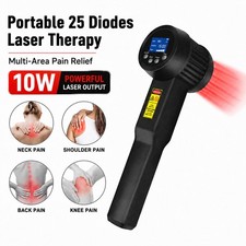 25x808nm Deep Tissue Cold Laser Therapy Osteoarthritis Pain Physiotherapy 10W