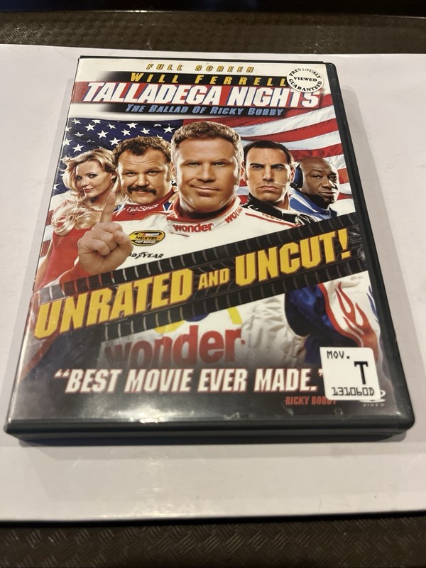 Talladega Nights: The Ballad of Ricky Bobby (DVD, 2006, Unrated, Uncut, Wide.)
