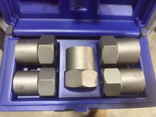 Irwin 54125 Bolt Extractor Set, 5 Piece, 3/4,...