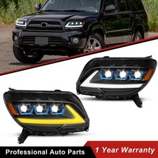 500% Brightness For 2006-2009 Toyota 4Runner LED Projector Headlights w/ LED DRL