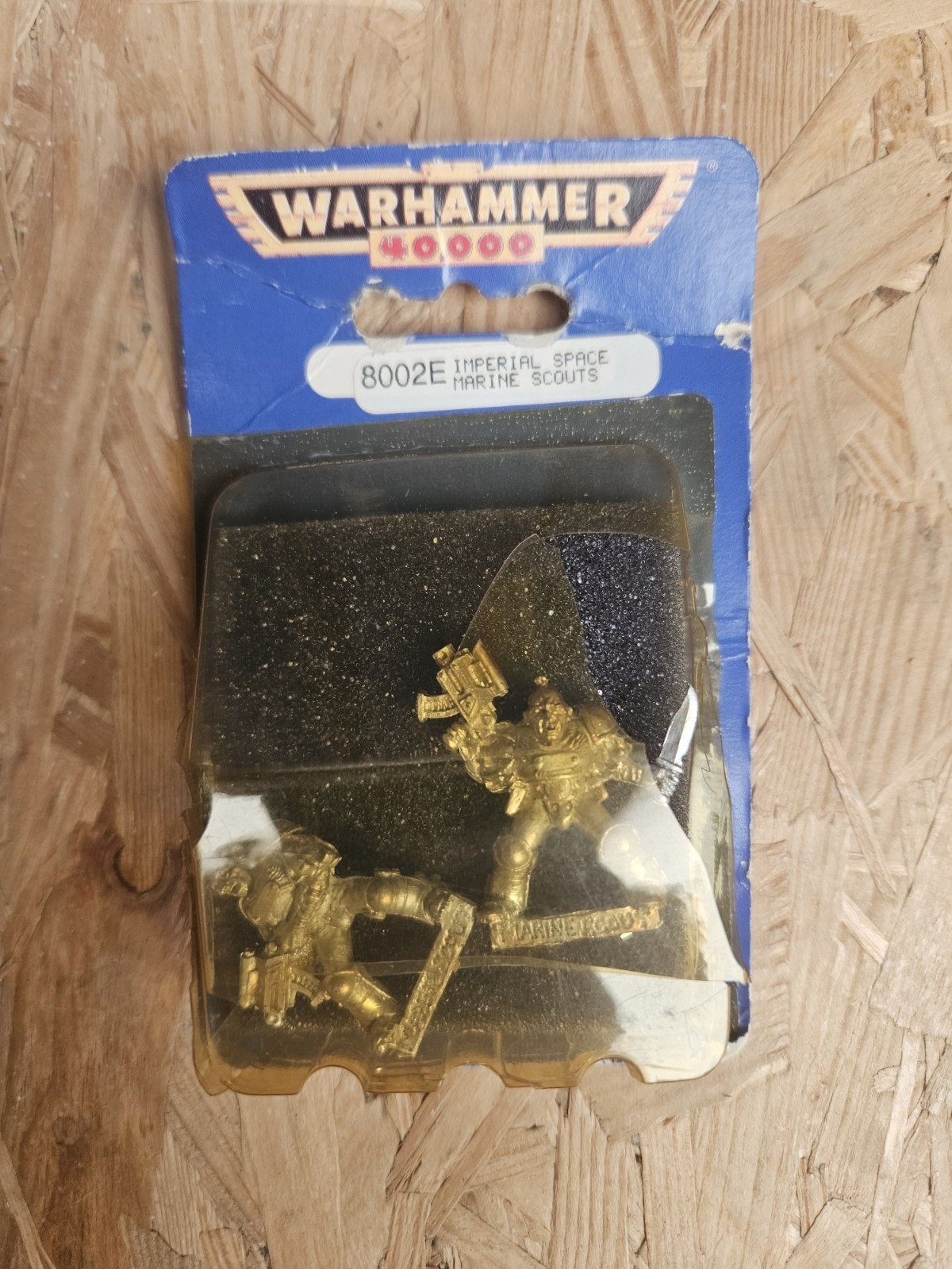 Warhammer 40k Rogue Trader Space Marine Scouts Metal 1996 Open Blister