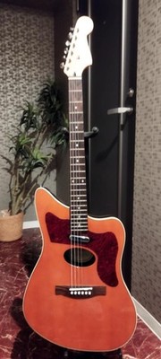 Acoustic Electric Guitar Fender JZM Deluxe 2007 Maple Neck