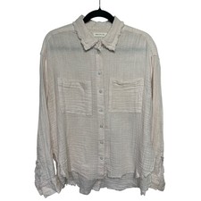 Urban Outfitters Luca Oversized Frayed Hem Co...